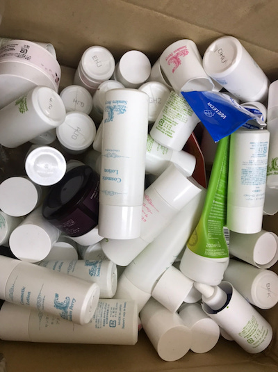 たくさん届きました！【化粧品容器リサイクル回収プロジェクト】サンダースペリー化粧品